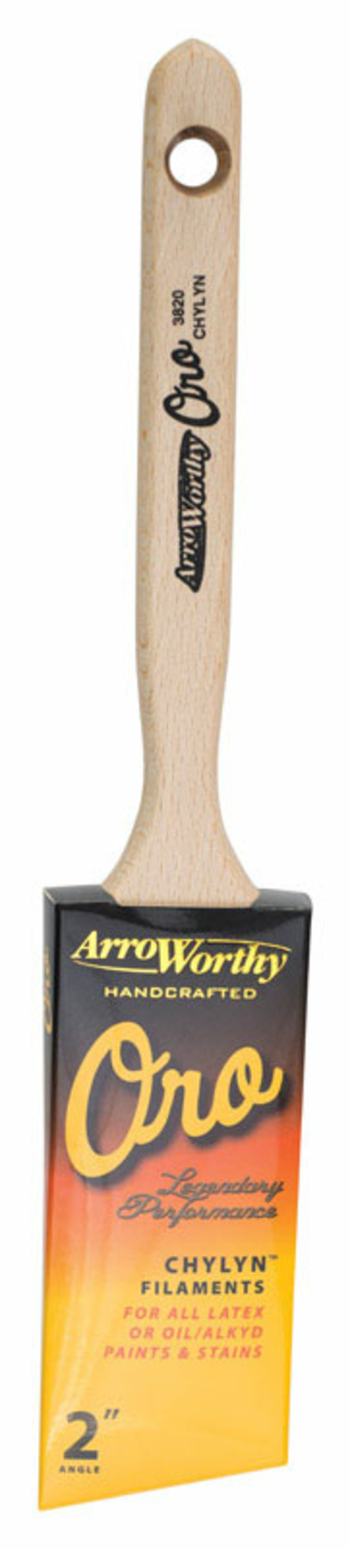 Arroworthy 1902279 Oro 2 in. Angle Chylyn Paint Brush