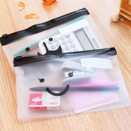 Transparent Mustache Pencil case Makeup Cosmetic