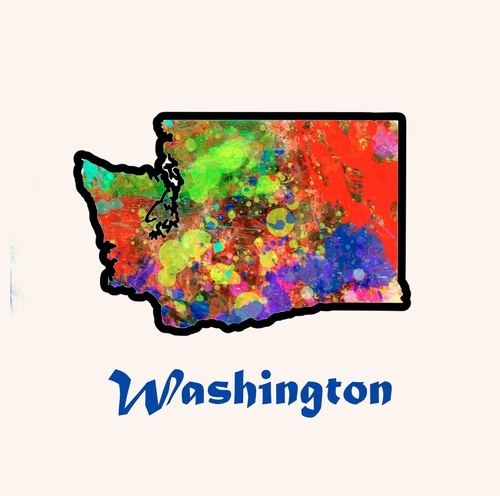 State Of Washington A 3 Inch Diameter Patches