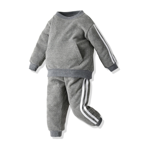 fashion Toddler Babys sets Boys Long Sleeve solid