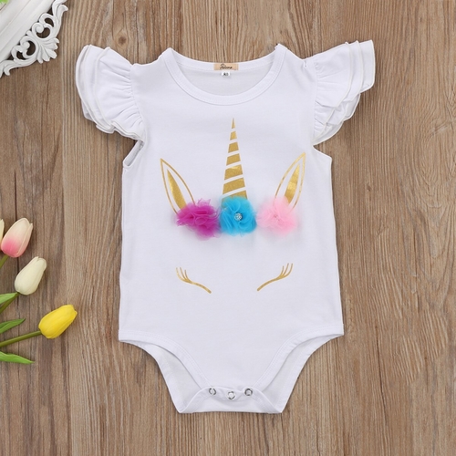 Baby unicorn Bodysuit Clothing New Newborn Baby