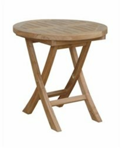 Anderson Teak TBF-5080R Montage 20 in. Round Folding Table