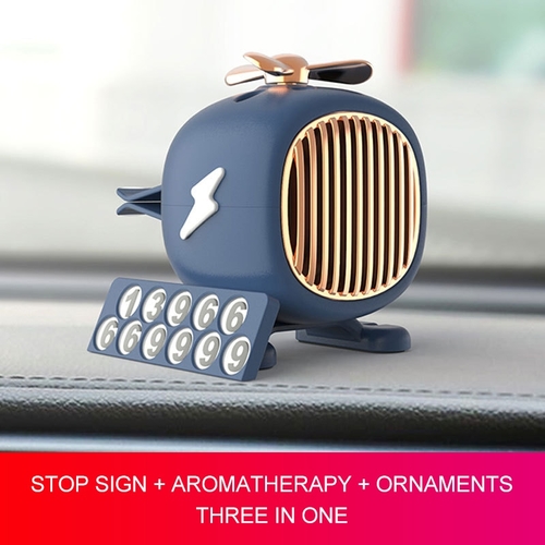 Luminous Car Temporary Parking Card Sticker