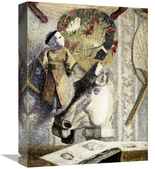 Global Gallery GCS-277649-16-142 16 in. Still Life with a Horses Head 