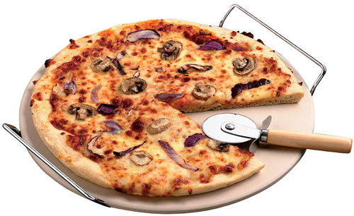 DDI 1475546 KitchenWorthy 13" Pizza Stone Set Case of 6