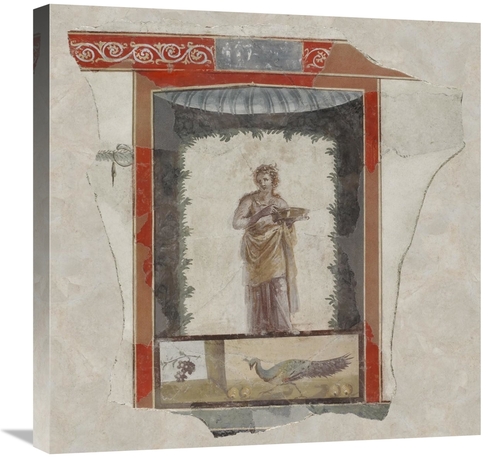 Global Gallery GCS-459935-2424-142 24 x 24 in. Fresco Depicting A Woma