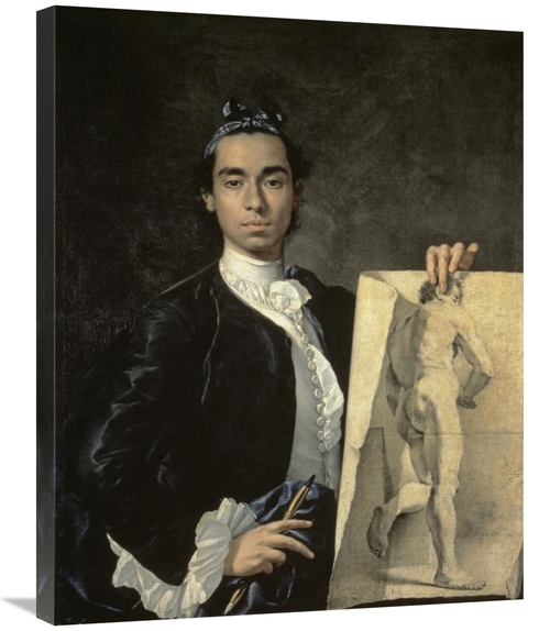 Global Gallery GCS-278544-30-142 30 in. Portrait of the Artist Holding