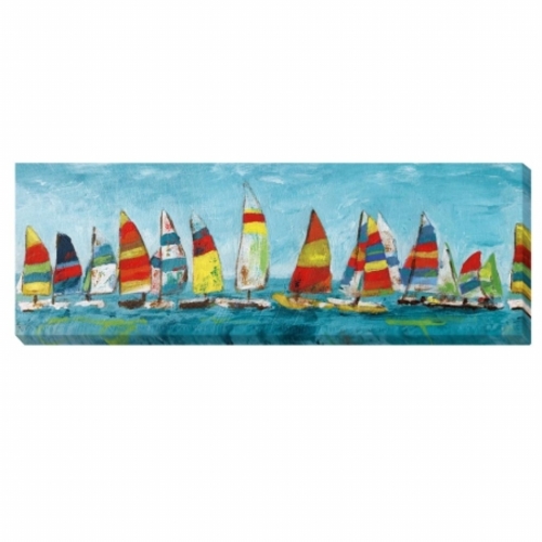 Artistic Home Gallery 1236330G Sailing Away Canvas Artwork - 12 in.