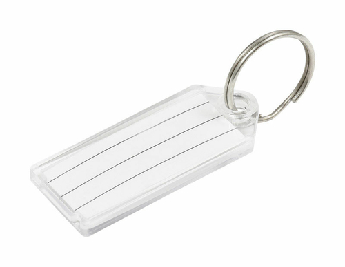 Hillman 5988522 Metal Silver Labeling & ID Key Ring - Pack of 50