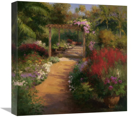 Global Gallery GCS-133369-1818-142 18 x 18 in. The Garden Art Print - 