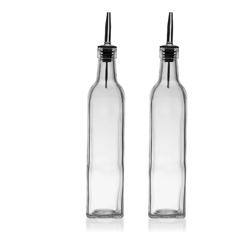 Condiment Set Versa Crystal 6 x 32 x 6 cm (470 ml)