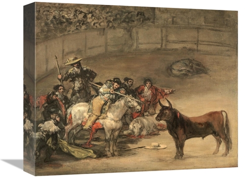 Global Gallery GCS-459652-16-142 16 in. Bullfight, Suerte De Varas