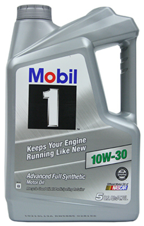 Mobil MO03135Q 5.1 Quart 10W30 Synthetic Motor Oil, Pack of 4