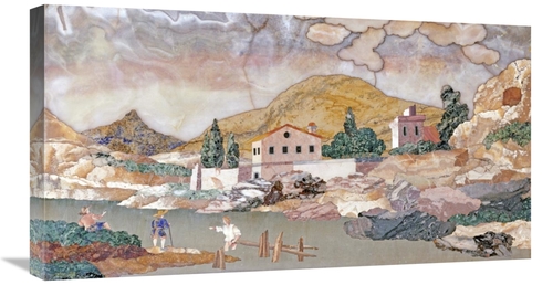 Global Gallery GCS-267818-30-142 30 in. Pietra Dura Landscape Art Prin