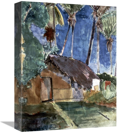 Global Gallery GCS-277654-16-142 16 in. Tahiti Landscape Art Print - P