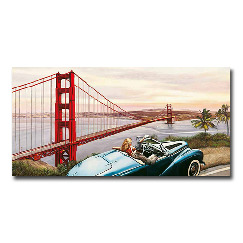 Artistic Home Gallery 1224AM546SAG Golden Gate View by Pierre Benson P