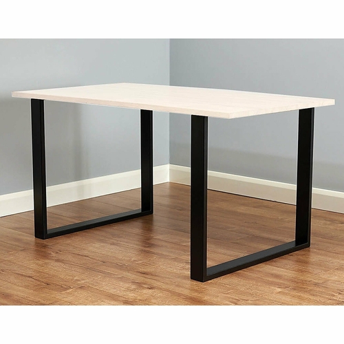 Square-Shaped Table Bench Desk Legs Retro Industrial Design Fully