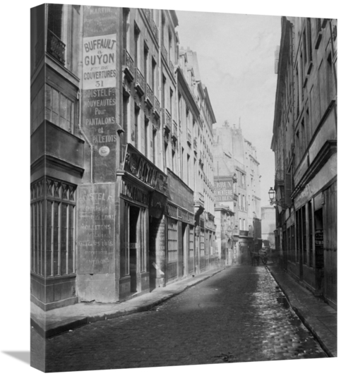Global Gallery GCS-455103-22-142 22 in. Paris, 1865 - Rue Des Bour