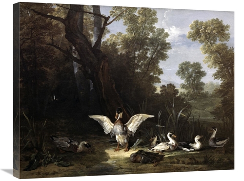 Global Gallery GCS-279309-30-142 30 in. Ducks Art Print - Jean-Baptist