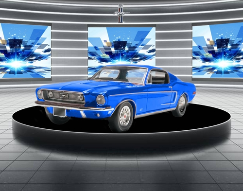 67 Mustang Fastback Mouse Pad Classic Muscle Cars Hot Rod