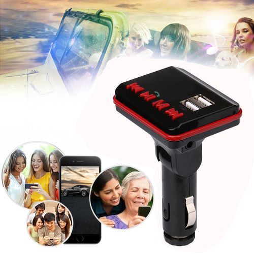 Wireless Handsfree SD USB LCD Charger Car Kit MP3