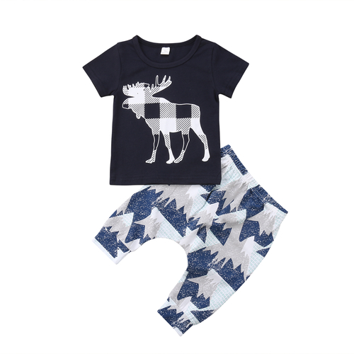 Deer Newborn Christmas Toddler Infant Baby