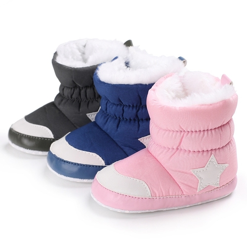 4 colors winter keep warm Newborn baby boot  shoes