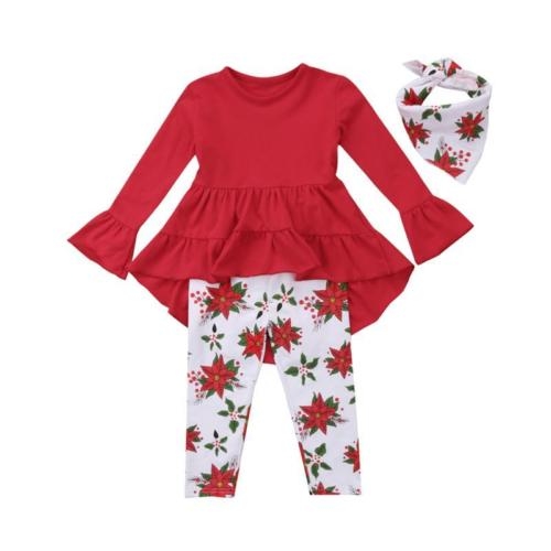 Kids Baby Girl Clothes Outfits Cotton Long Sleeve