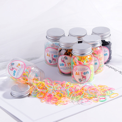 New 100/200PCS Disposable Rubber Bands Kids
