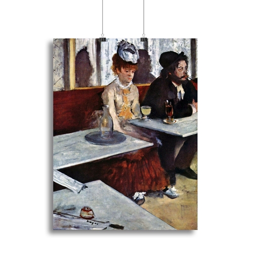 Absinthe by Degas Canvas Print or Poster