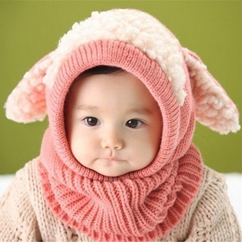 Winter Baby Kids Boy Girl Knitted Rabbit Crochet