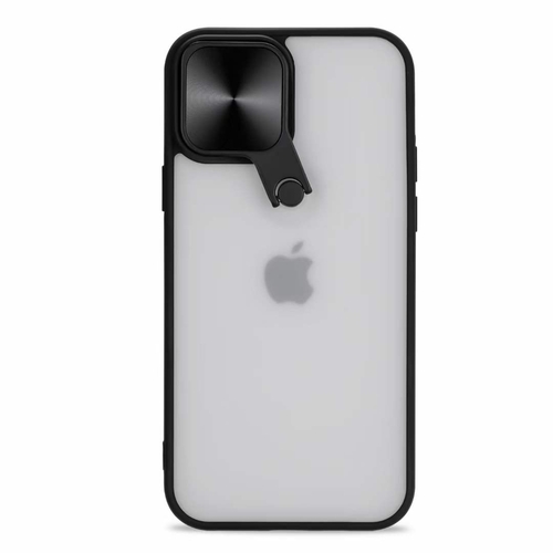 KIKO Selfie Camera Lens Protection Case with Stand for iPhone 13 Mini