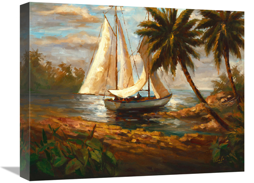 Global Gallery GCS-125266-1620-142 16 x 20 in. Setting Sail I Art Prin