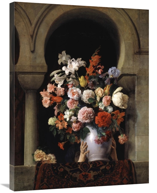 Global Gallery GCS-277864-36-142 36 in. Vase of Flowers in the Window 