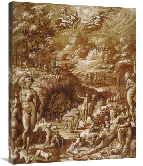 Global Gallery GCS-456102-2835-142 28 x 35 in. The Age of Gold Art Pri