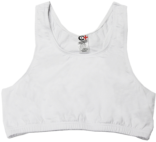 Main Cotton Plus Sports Bra - White - Size 44 Case of 36 image