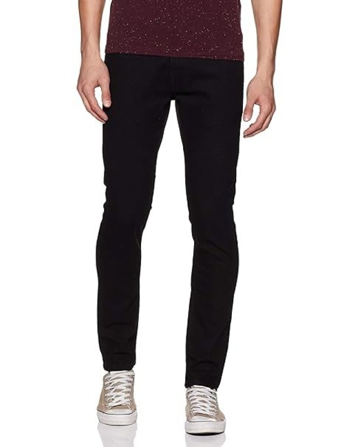 Men Faded look Jeans (Size-XL) (Color-BLACK)