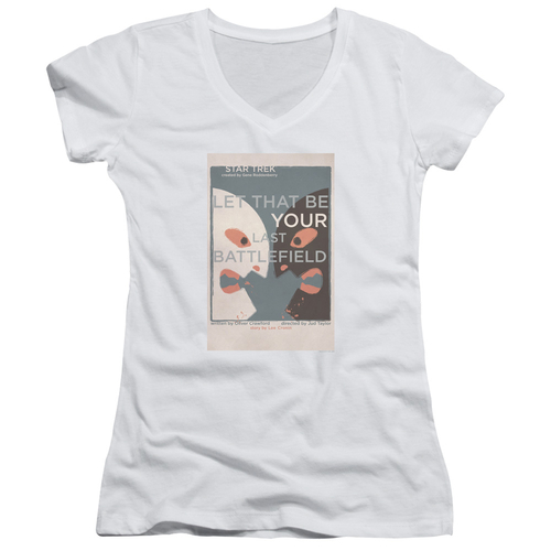 Trevco CBS2007-JV-3 Star Trek & Tos Episode 70 Junior V-Neck Cotton T-