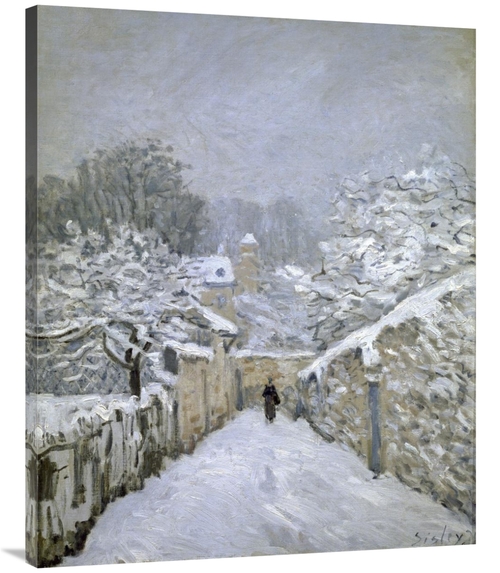 Global Gallery GCS-280078-40-142 40 in. The Snow in Louveciennes Art P