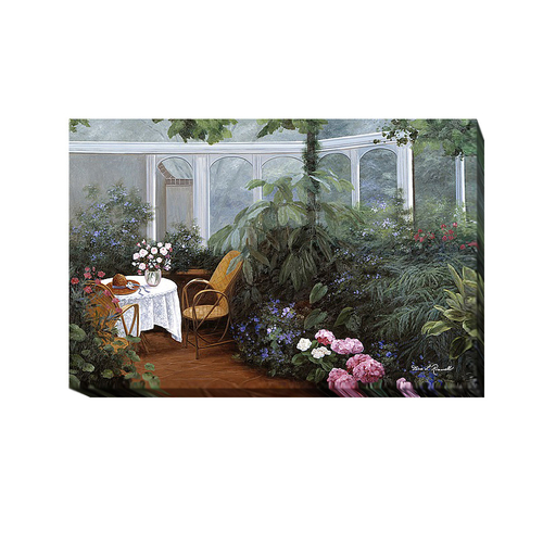 Artistic Home Gallery 2436U288IG Garden & Tea Room by Diane Romanello 