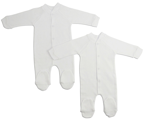 Bambini 515WM2 Interlock Closed-toe Sleep & Play, White - Medium