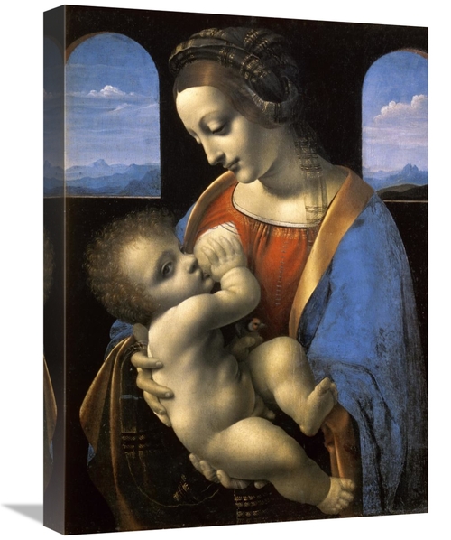 Global Gallery GCS-277244-22-142 22 in. Madonna Litta Art Print - Leon