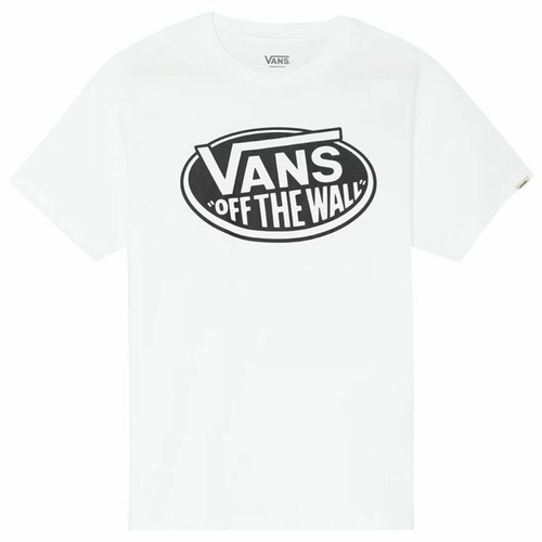 Child's Short Sleeve T-Shirt Vans Classic OTW White