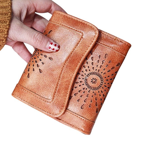 Wallet Women Lady pu Leather Clutch