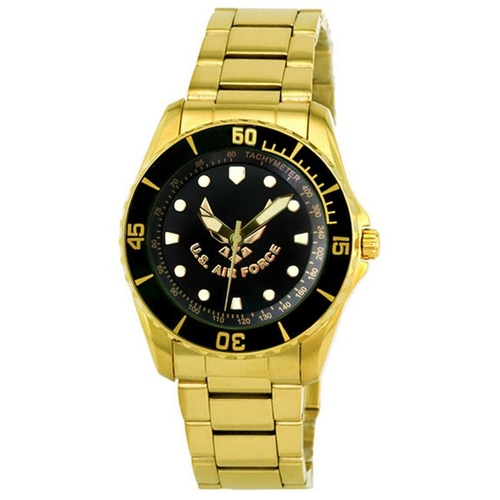 Frontier 61D Stainless Steel Analog Watch with Black Dial