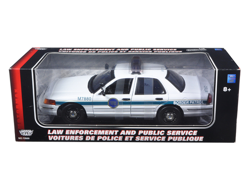 Ford Crown Victoria Border Patrol Car 1/18 Diecast Model Car by