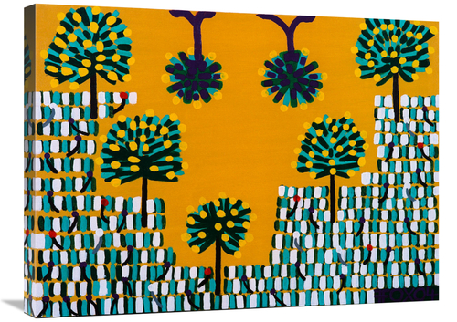 Global Gallery GCS-479172-2432-142 24 x 32 in. 7 Trees Art Print - Ulr