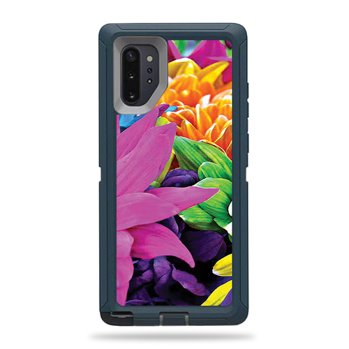 MightySkins OTDSNO10PL-Colorful Flowers Skin for Otterbox Defender Sam