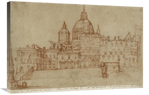 Global Gallery GCS-453952-2436-142 24 x 36 in. View of Saint Peters