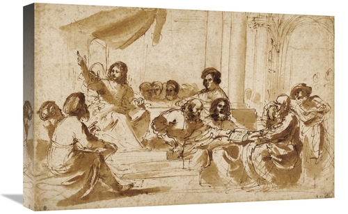 Global Gallery GCS-456103-1624-142 16 x 24 in. Christ Preaching in the